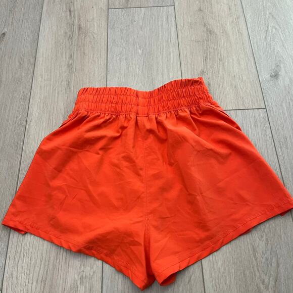 Free People Women’s Orange high Waist Short Sz XS - Picture 3 of 11